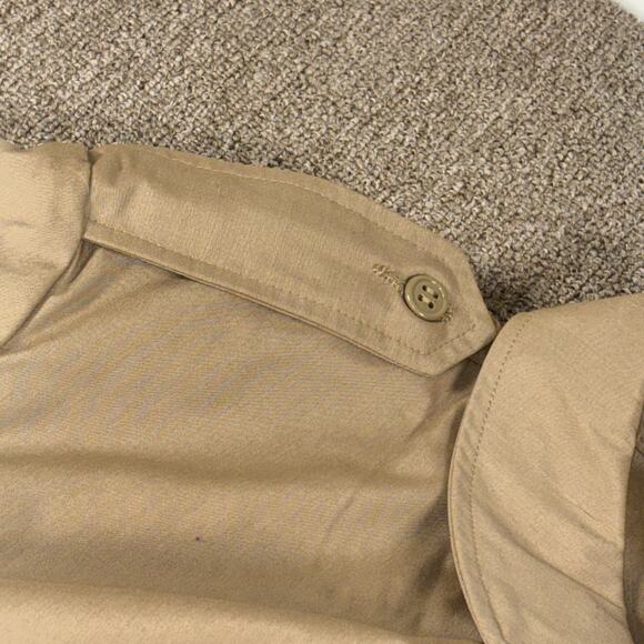 Patriot Navy Windbreaker Men’s Government Issued Full Zip Tan Large Talon Zipper - Picture 10 of 11